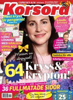 Korsord – 10 maj 2021