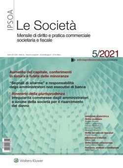 Le Societa – Maggio 2021