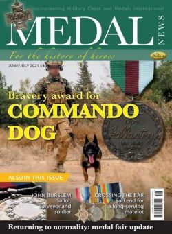 Medal News – May 2021