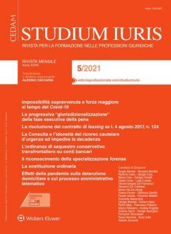 Studium Iuris – Maggio 2021