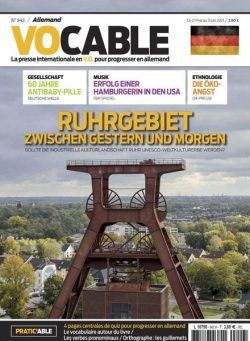 Vocable Allemand – 27 Mai 2021