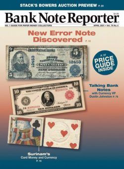 Banknote Reporter – April 2021