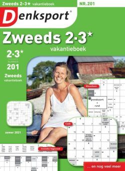 Denksport Zweeds 2-3 vakantieboek – 24 juni 2021