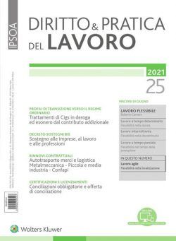 Diritto e Pratica del Lavoro – 26 Giugno 2021