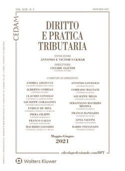 Diritto e Pratica Tributaria – Maggio-Giugno 2021