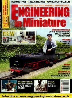 Engineering in Miniature – September 2013