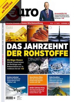 Euro am Sonntag – 25 Juni 2021