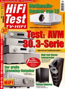 HIFI TEST TV HIFI – April 2021