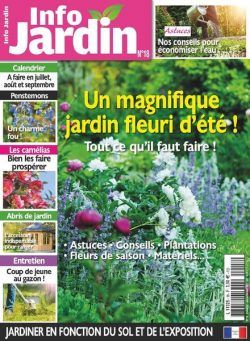 Info Jardin – Juin-Aout 2021