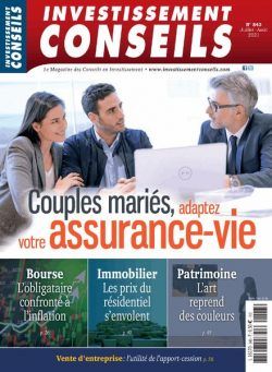 Investissement Conseils – Juillet-Aout 2021