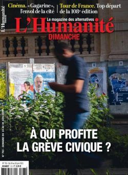 L’Humanite Dimanche – 24 Juin 2021