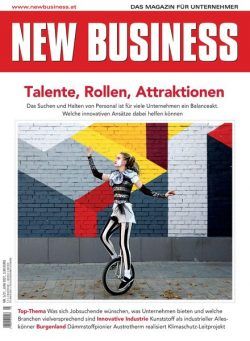 NEW BUSINESS – 10 Juni 2021