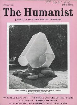 New Humanist – The Humanist August 1964