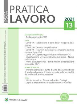 Pratica Lavoro – 26 Giugno 2021