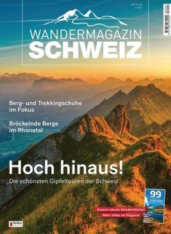 SCHWEIZ Das Wandermagazin – 14 Juli 2021