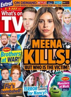 What’s on TV – 03 July 2021