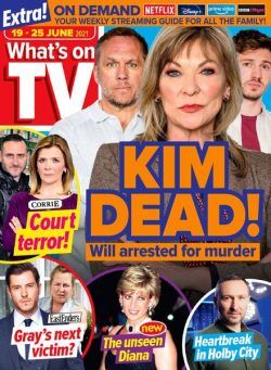What’s on TV – 19 June 2021