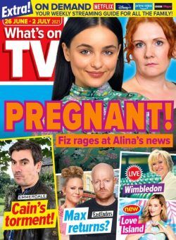 What’s on TV – 26 June 2021