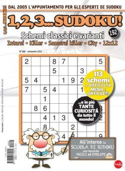 123 Sudoku – settembre 2021