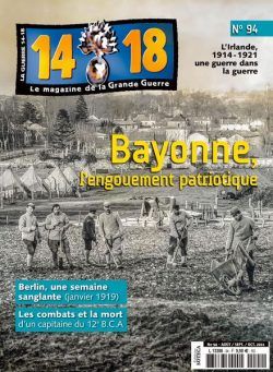 14-18 La Grande Guerre – Aout-Octobre 2021