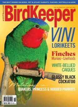 Australian Birdkeeper – Volume 34 Issue 10 – August-September 2021