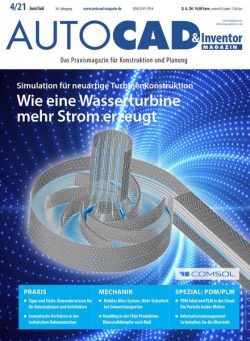 Autocad & Inventor Magazin – Juni-Juli 2021