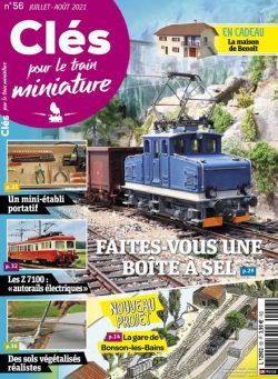Cles pour le train miniature – juillet-aout 2021