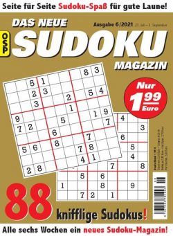 Das Neue Sudoku – Nr.6 2021