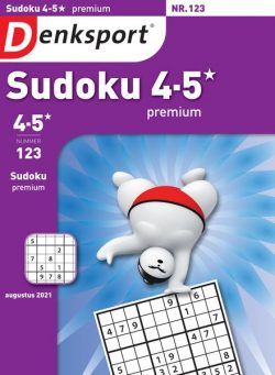 Denksport Sudoku 4-5 premium – 05 augustus 2021