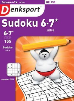 Denksport Sudoku 6-7 ultra – 12 augustus 2021