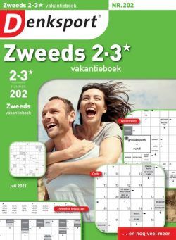 Denksport Zweeds 2-3 vakantieboek – 15 juli 2021