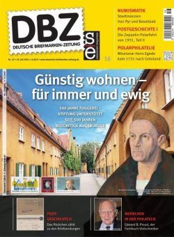 Deutsche Briefmarken-Zeitung – 23 Juli 2021