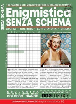 Enigmistica Senza Schema – agosto 2021