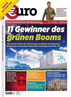 Euro am Sonntag – 30 Juli 2021