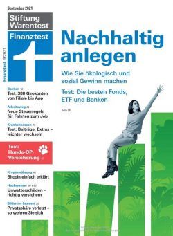 Finanztest – September 2021