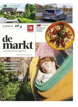 Gazet van Antwerpen De Markt – 21 augustus 2021