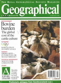 Geographical – July 1992