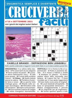 I Cruciverba Facili – settembre 2021