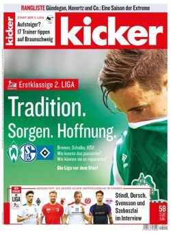 Kicker – 19 Juli 2021