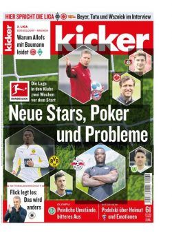 Kicker – 29 Juli 2021