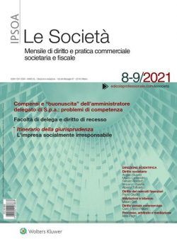 Le Societa – Agosto-Settembre 2021