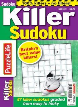 PuzzleLife Killer Sudoku – 22 July 2021