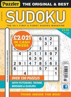 Puzzler Sudoku – August 2021