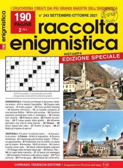 Raccolta Enigmistica – settembre 2021