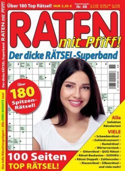 Raten mit Pfiff! – 25 Juni 2021