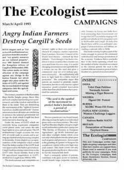 Resurgence & Ecologist – Campaigns Vol 23 N 2 – March-April 1993