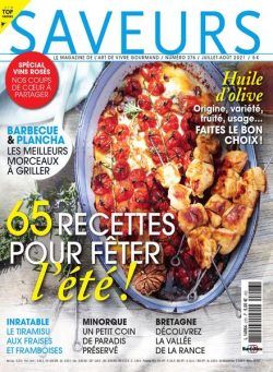 Saveurs France – Juillet-Aout 2021