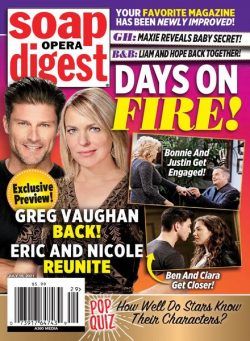 Soap Opera Digest – July 19, 2021