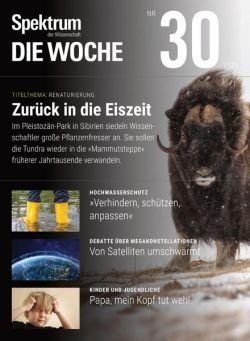 Spektrum – Die Woche – 29 Juli 2021