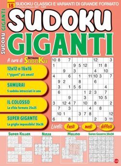 Sudoku Giganti – agosto 2021